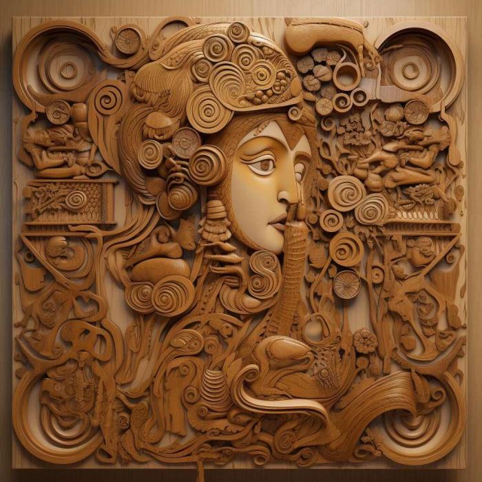 نموذج ثلاثي الأبعاد لآلة CNC 3D Art 